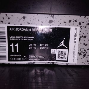 Winter loyal blue 4s